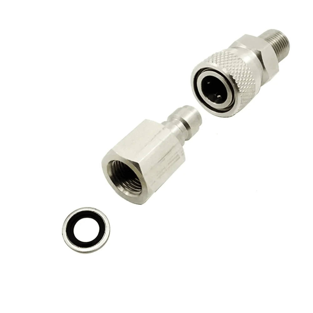 

SS быстроразъемный Соединитель 8 мм быстроразъемный комплект 1/8BSPP G1/8 для наполнения воздухом зарядка нержавеющая сталь высокого давления