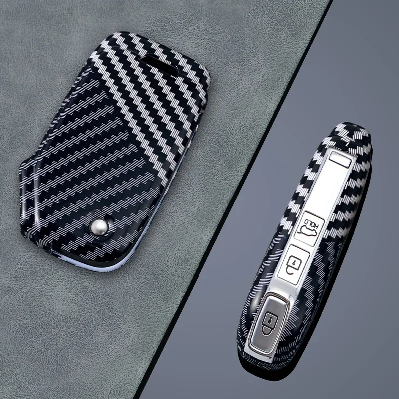 Для Kia Sportage Ceed Xceed Sports K5 Seltos 2019 2020 2022 2023 ABS углеродное волокно чехол для