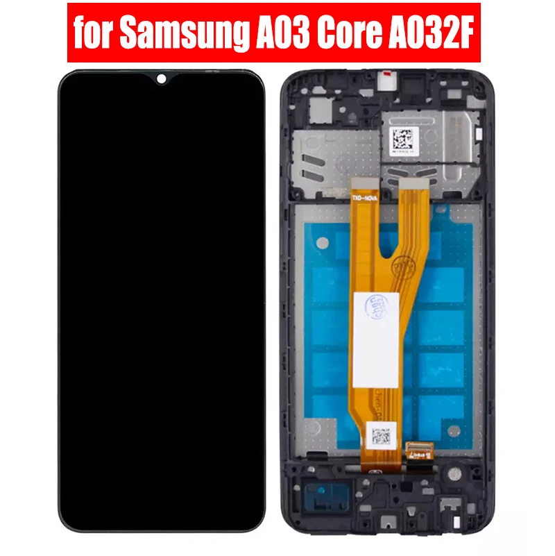 

ЖК-дисплей 6,5 дюйма для SAMSUNG Galaxy A03 Core, дисплей Pantalla A032, сенсорная панель, дигитайзер в сборе, SM-A032F SM-A032F/DS, рамка для ЖК-экрана