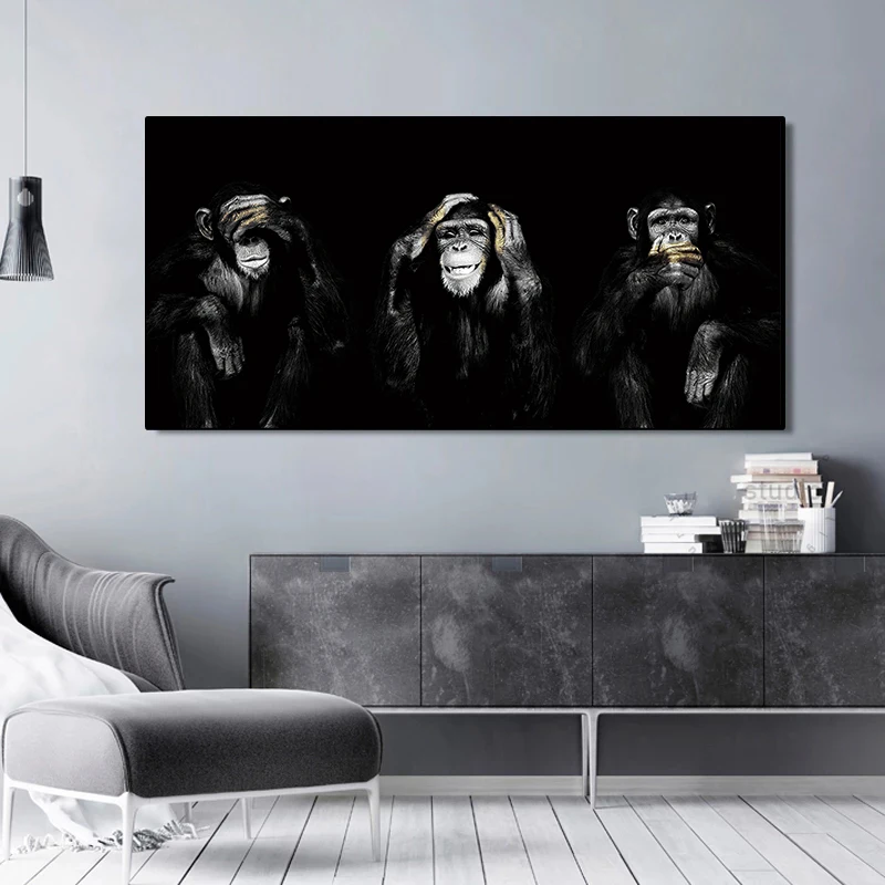 Плакаты с животными больших размеров плакаты на холсте настенное искусство