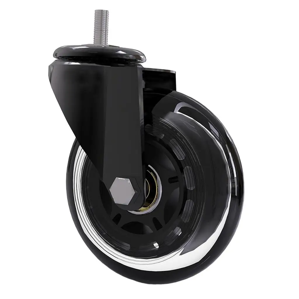 Caster Wheels, Heavy For All Floors, With Threaded Stem, 3/4 Inch