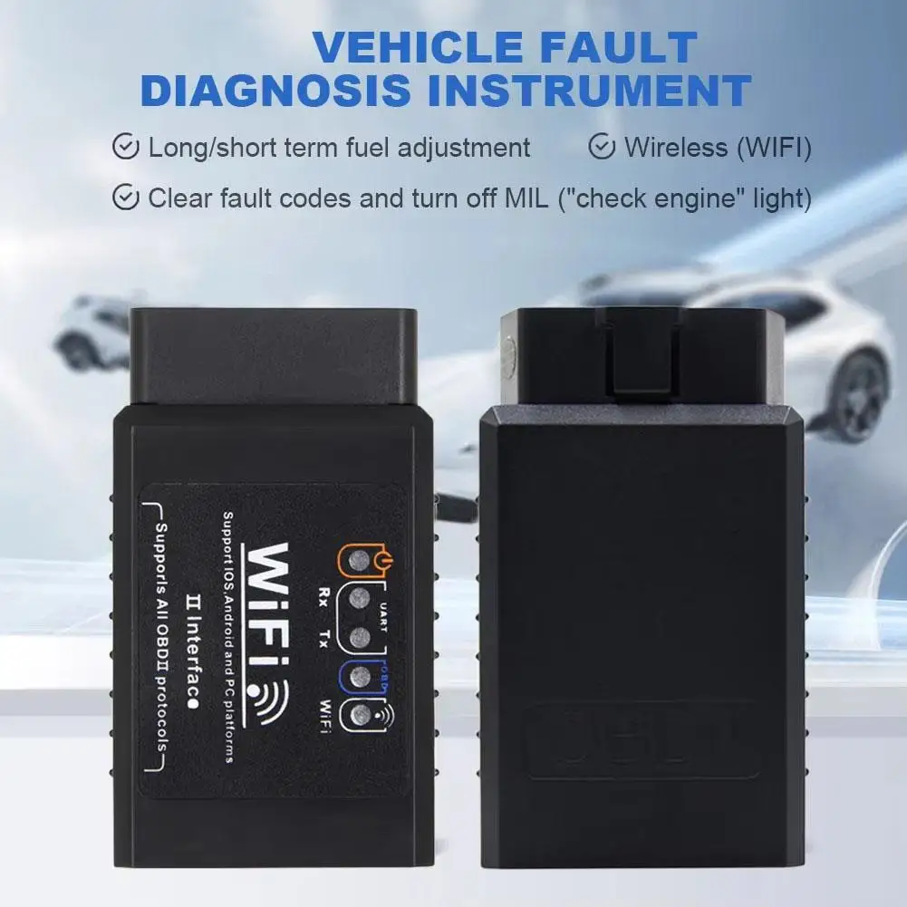 ELM327 для системы Apple и Android OBD2 WIFI V1.5 автомобильный диагностический инструмент