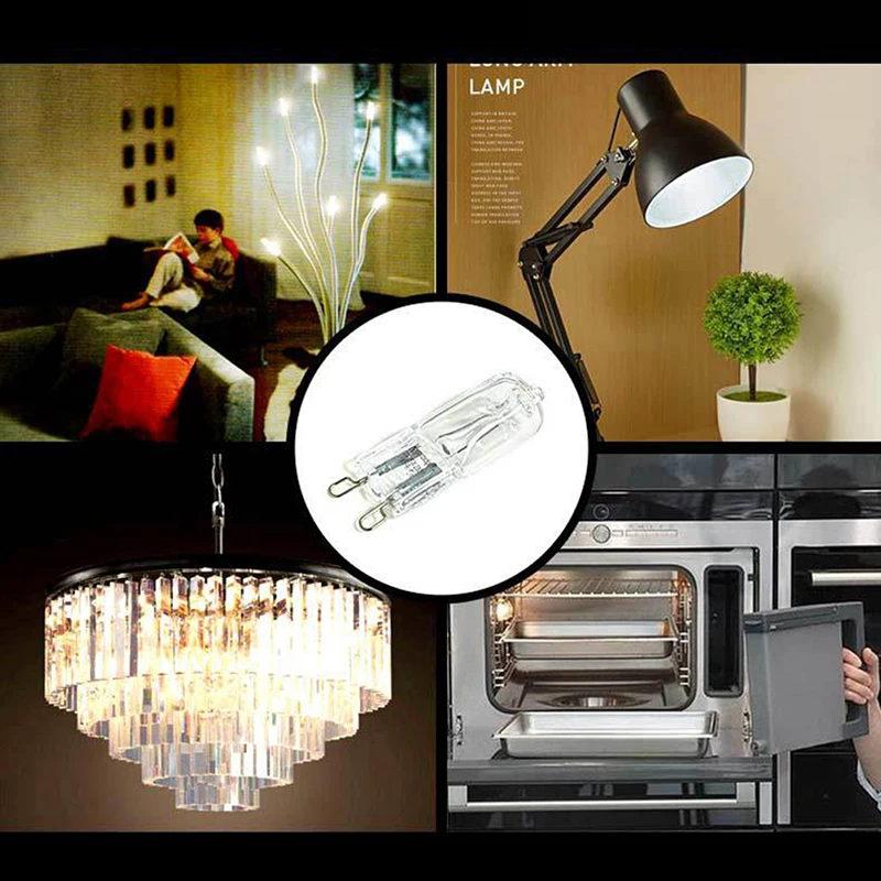 Горячая Распродажа 1 шт. галогенная лампа с цоколем G9 мощностью 40 Вт для