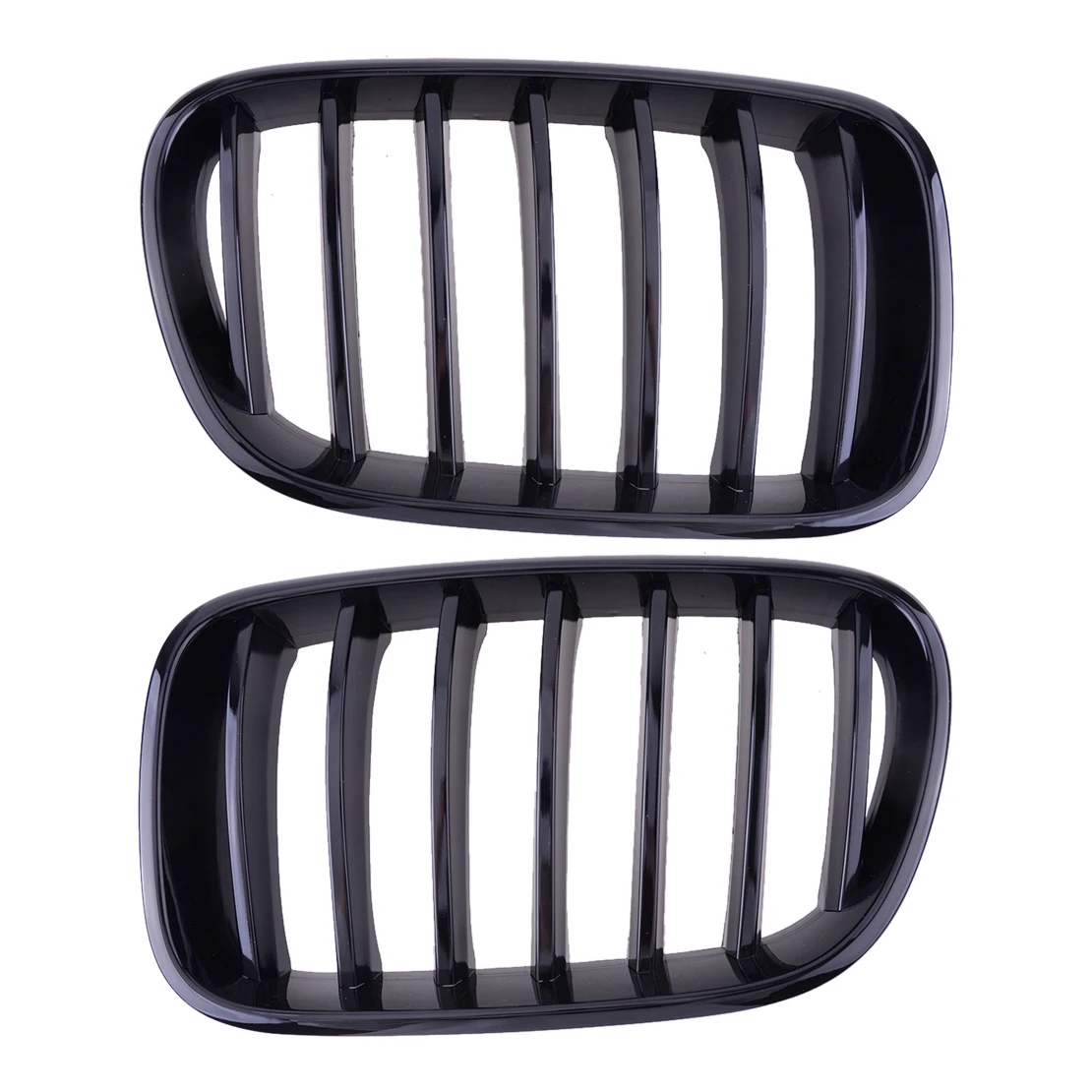 

1 пара глянцевая черная передняя левая и правая решетка радиатора для BMW F25 X3 2011 2012 2013 2014 51712297589 51712297590