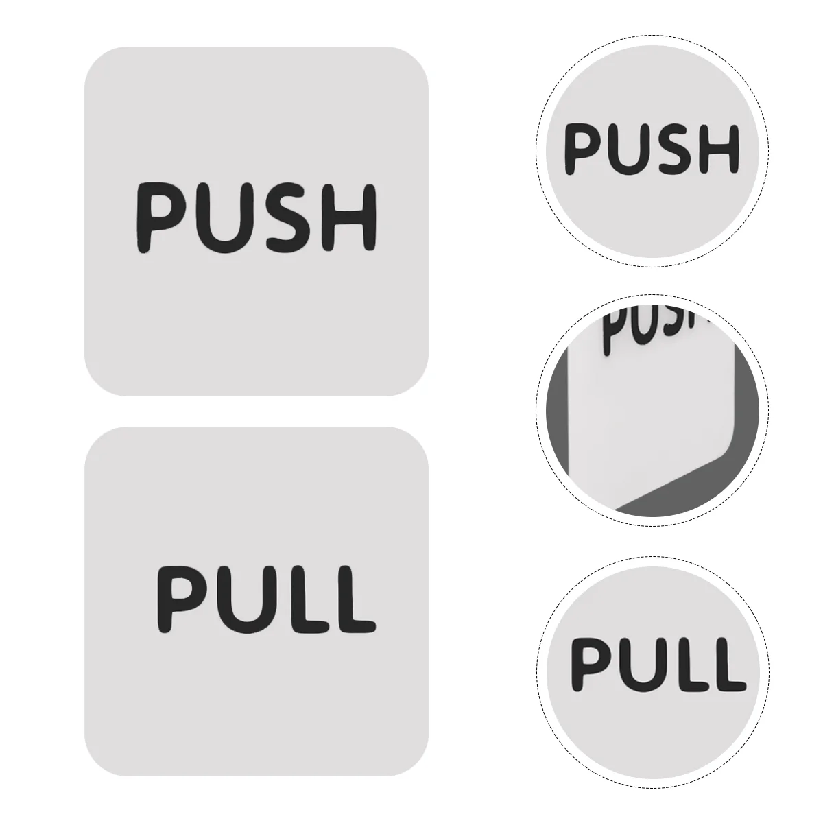 1 пара самоклеящиеся наклейки для входной двери