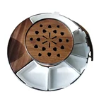 2021 набор для ужина в яйце, столовая посуда из нержавеющей стали, Женская винтажная качественная столовая посуда в западном стиле с ножом и вилкой (только тарелка)