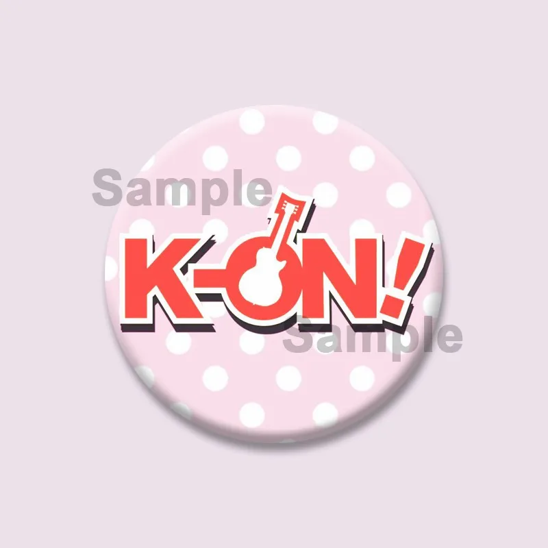 

Значки K-ON из пластика