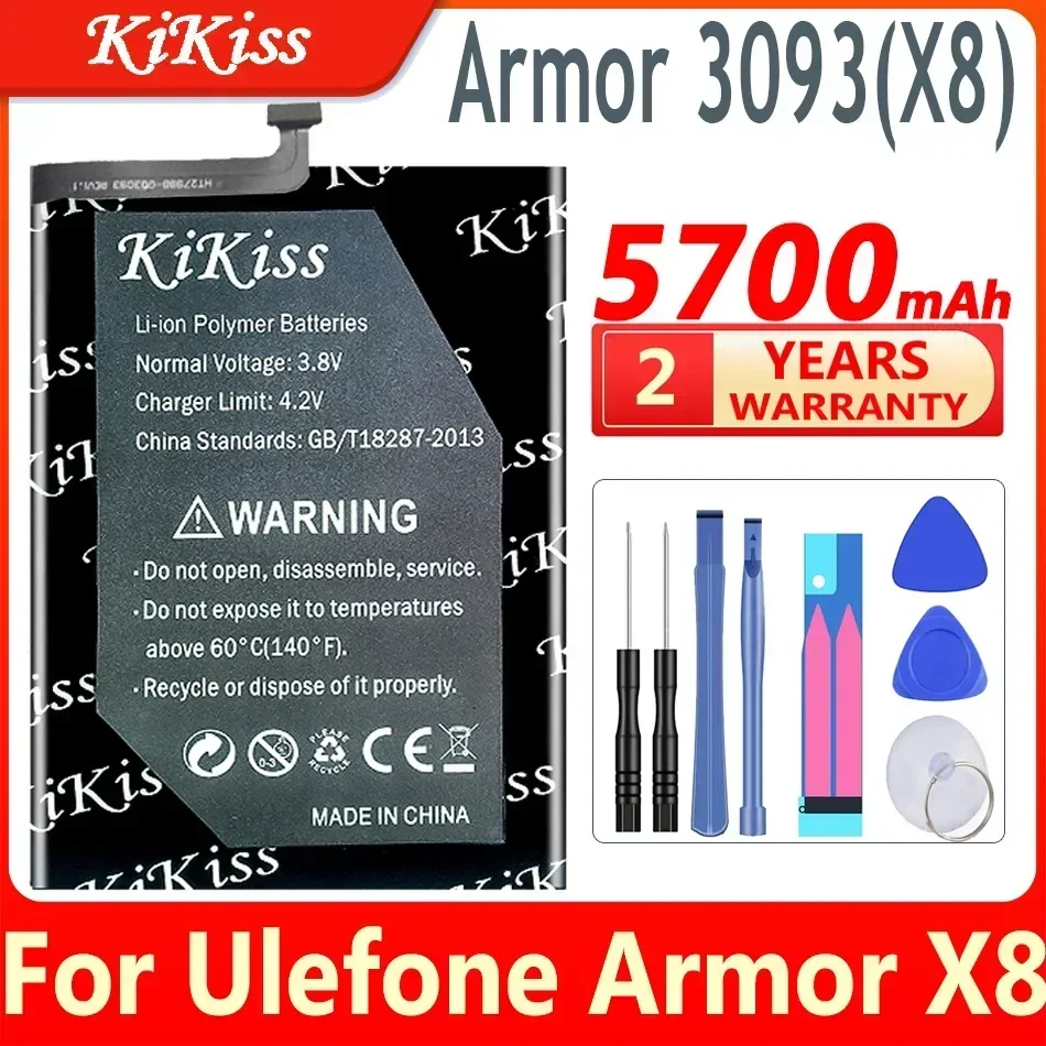 Аккумулятор KiKiss для Ulefone Armor X X2 X3 X5 X6 X7 // Pro X7Pro X8