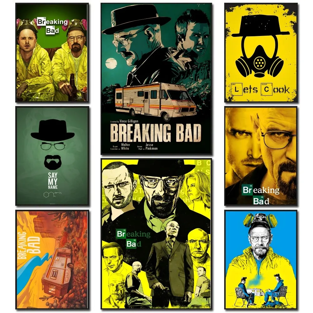 B-Breaking B-Bad постеры наклейки для гостиной спальни входа кафе настенное