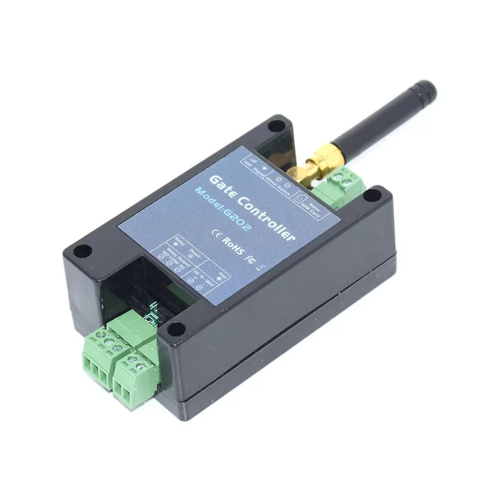 

GSM 4G LTE Открыватель ворот G202 SMS дистанционное управление Одно реле переключатель для скольжения качели гаража Открыватель ворот Замена RTU5024