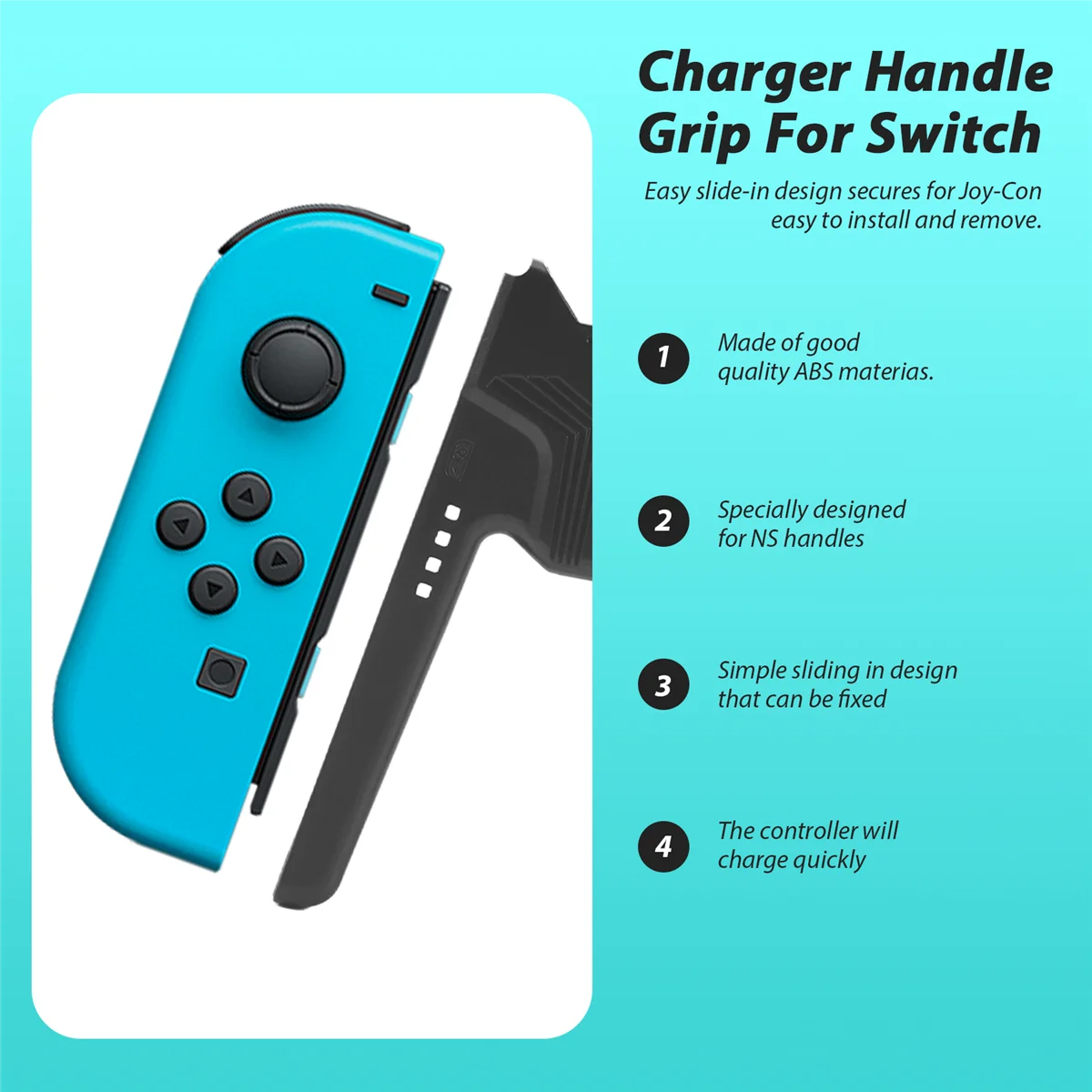 Зарядное устройство Aolion для Nintendo Switch Joycon игровой контроллер с рукояткой JoyCon