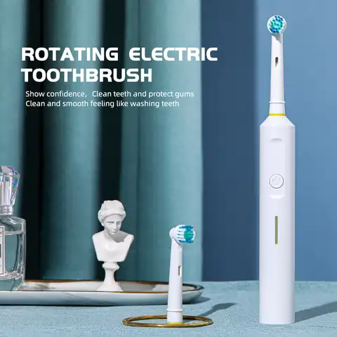 Перезаряжаемая электрическая зубная щетка 2022 дюйма, 3 режима чистки
