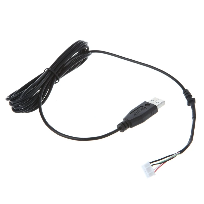 Линия USB для мыши 2 м USB-кабель черный провод запасные части ремонта игровой Ra zer