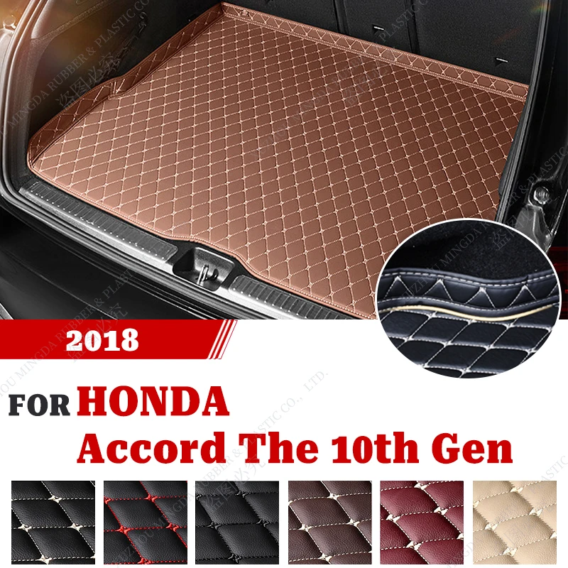 

3D Surrounding Design Waterproof Car Trunk Mat For HONDA Accord 2018 Custom Car Accessories Auto Interior Decoration