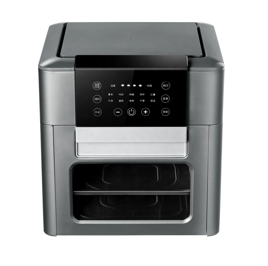 

15L 1600W Electric Hot Air Fryers Digital Control 120mins Timer Fryer Oven Microwave Oven with Air Fryer