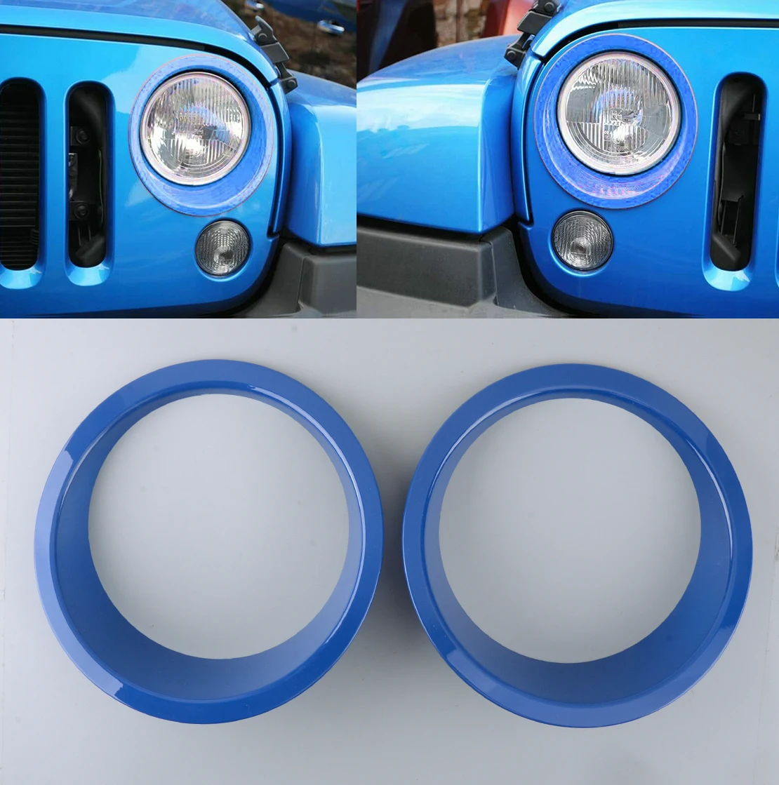 2 шт. Обложка для фар автомобиля Jeep Wrangler JK JKU 2007-2011 2012 2013 2014 2015 2016 2017 2018
