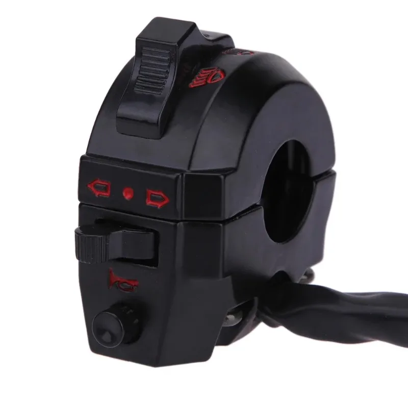 

Руль мотоцикла ATV, левый боковой переключатель управления дальним/ближним светом, указатели поворота, звуковые переключатели для Honda XL XR 250 400 650 600