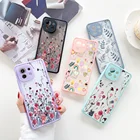 Чехол с цветочным рисунком для iPhone 11, чехол для Iphone 13 12 Pro Max, защитный чехол для объектива iphone XR 7 8 X XS Max 6S Plus SE 13 Mini, чехол