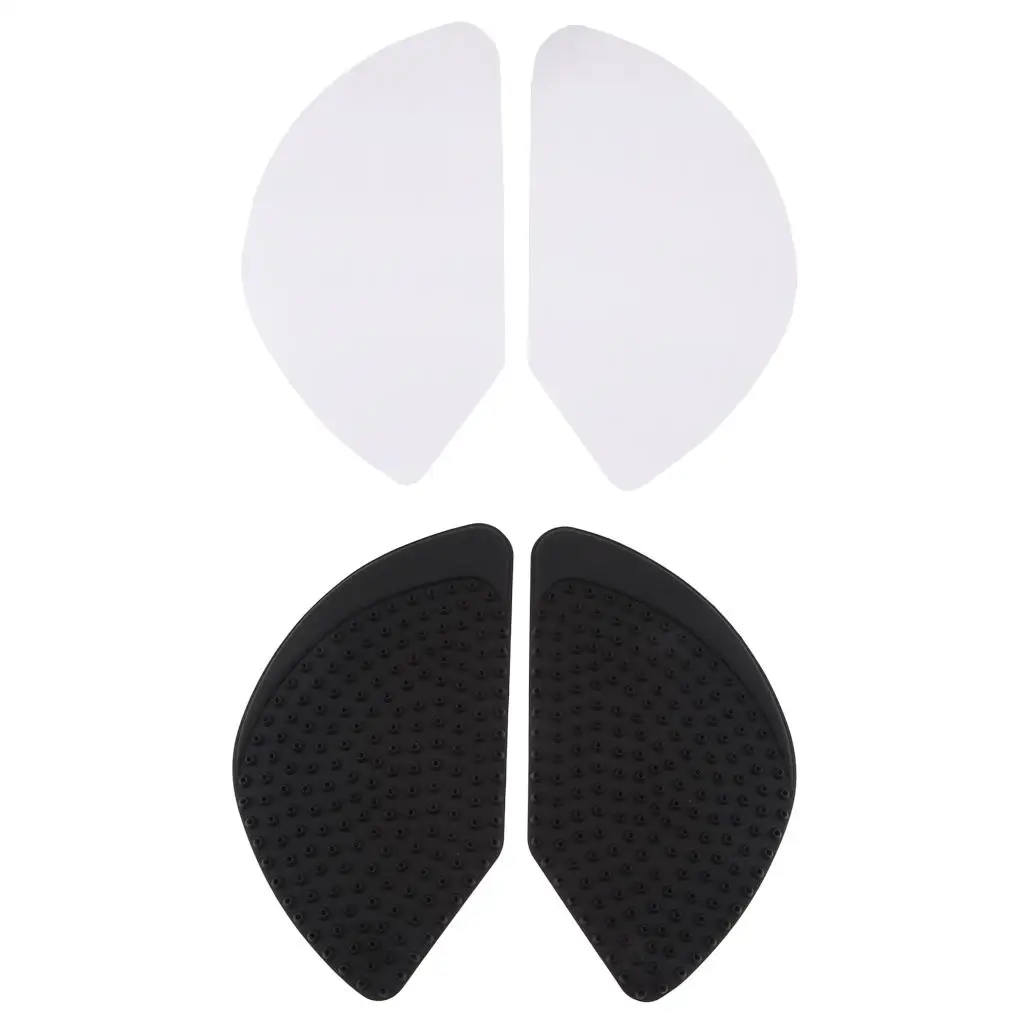 

2x Motorcycle Tank Traction Pads Grip Protection Gas Stickers
