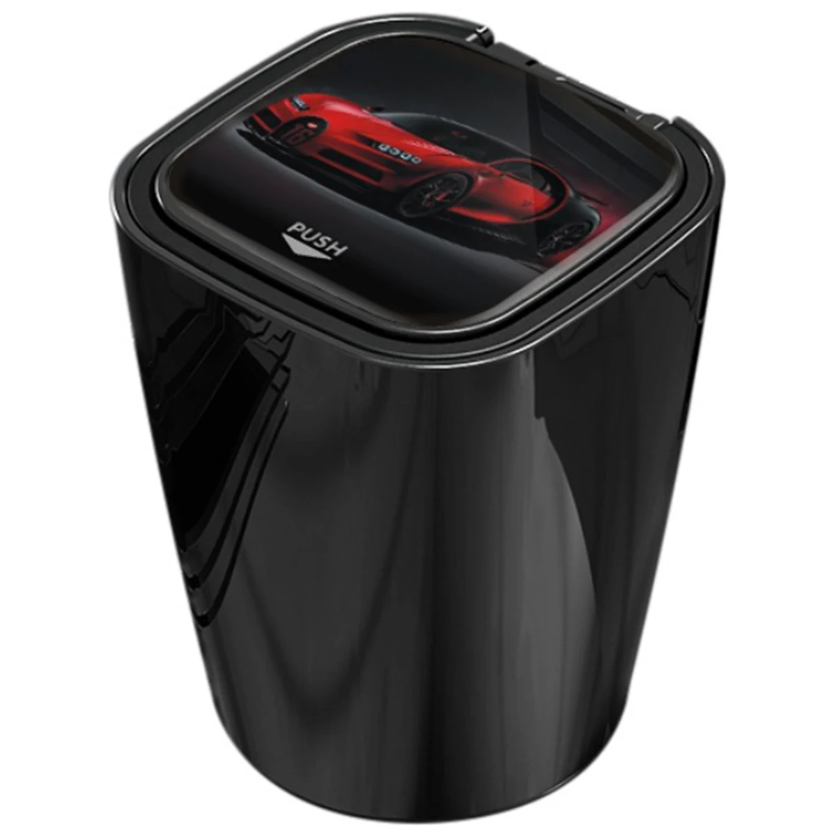 

Новая автомобильная пепельница с одним ключом открывающийся автомобильный Пепельница со светодиодный светильник кой и крышкой Съемная по...