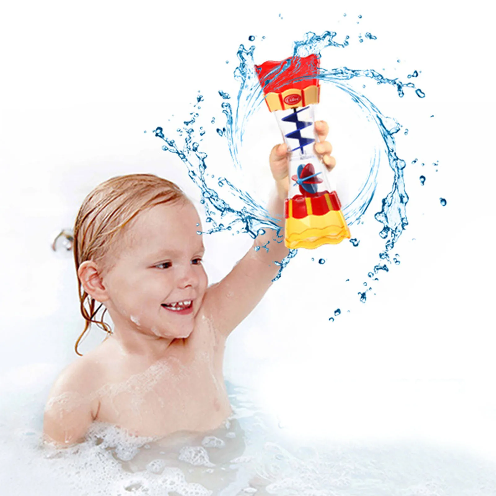 Kids Toy Children Colorful Water Bath Tub Tunes Toys Fun Whirly Wand Cup Baby Shower Bath Toy Toy Bathroom Swimming Water Whirly