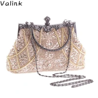 2022 new women retro handbag luxury evening clutch bag embroidered design ladies wedding evening party handbag bolsa feminina