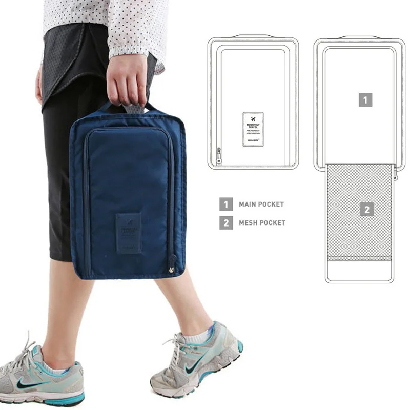 

Multipurpose Cosmetic Bag Travel Organizer Portable Folding Small Shoe Bag Waterproof Household Shoe Organizer Storage Bags