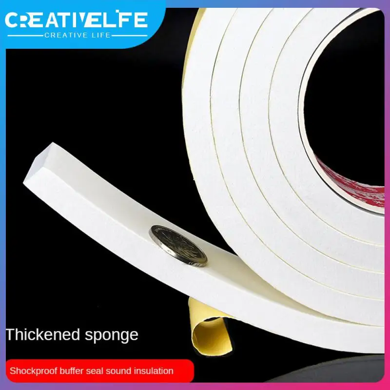 

Single-sided Mute Factory Direct Sales Sponge Tape Anti-collision Sealing Sound Tape Hardware Insulation Sponge Glue High-stick