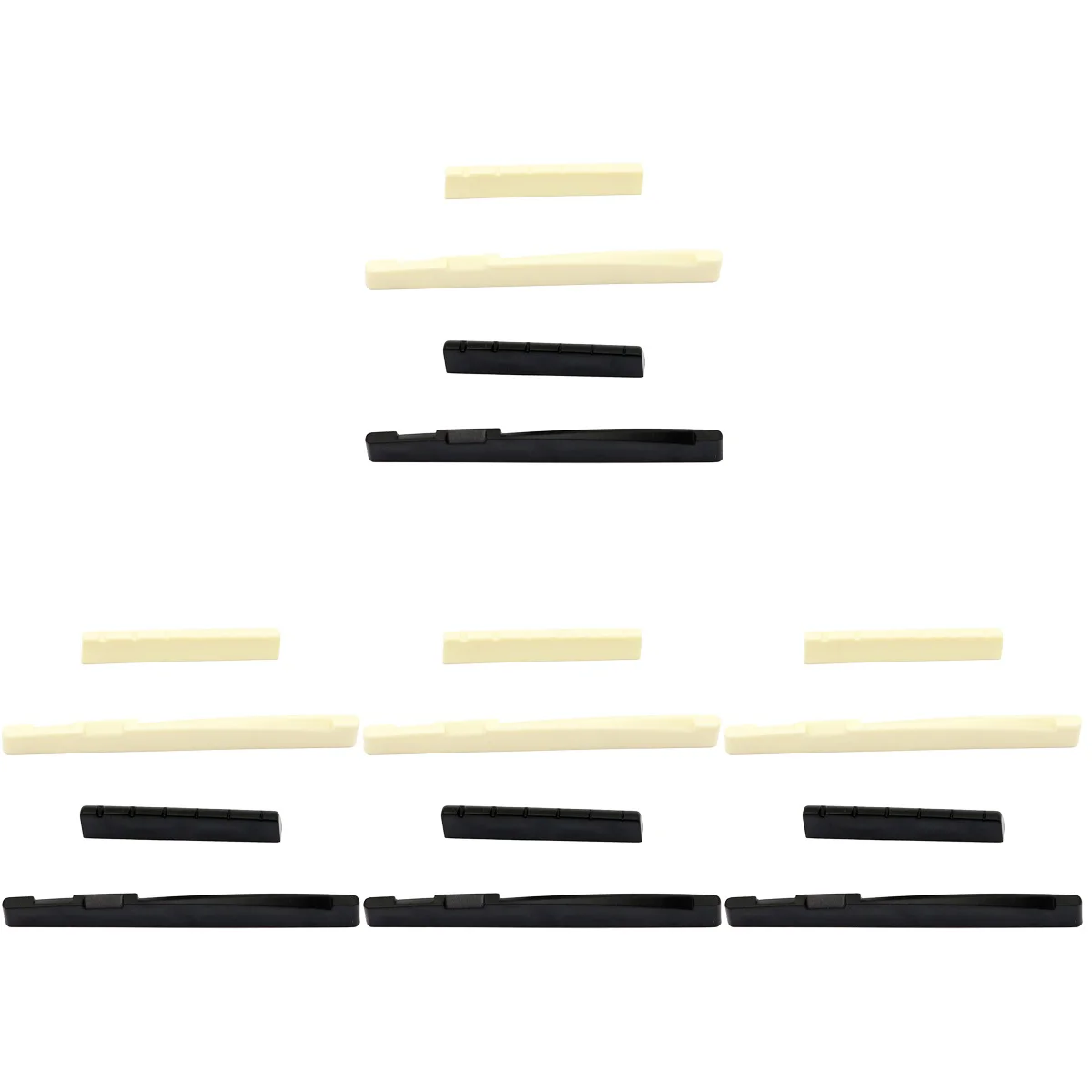 

8 Sets of Guitar Bridge Universal Thumb Guitar String Nut Musical Instruments Parts