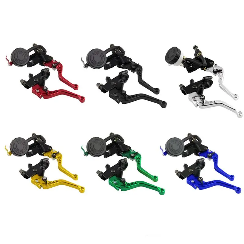 

Aluminum For CRF230F Motorcoss Dirt Bike Foldable Extendable Brake Clutch Levers Adjustable Handlebar Grip 2x