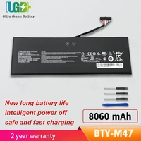 ugb new bty m47 battery for msi gs40 gs43 gs43vr 6re gs40 6qe 2icp57395 2 ms 14a3 ms 14a1 ms 14a 925ta037h