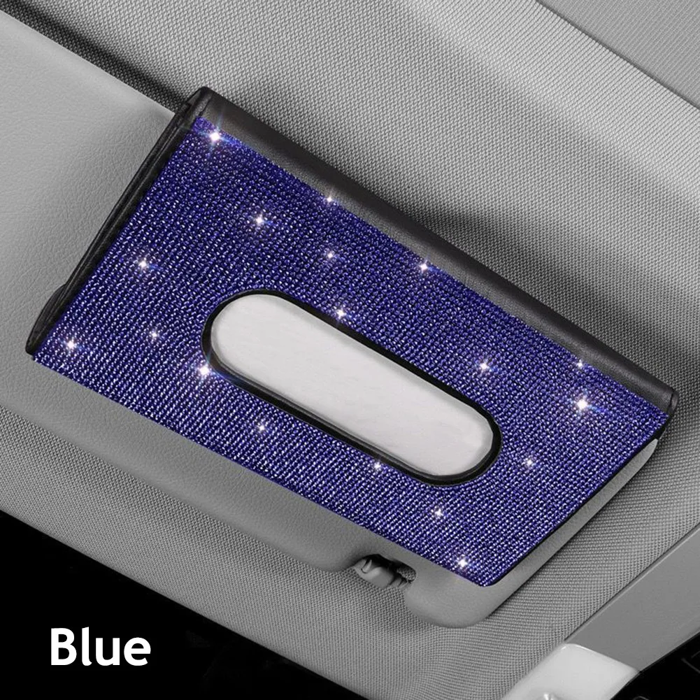 

EBay Motors Tissue Box Cover Rhinestones Visor 1PC 23*13*3CM Disassembly