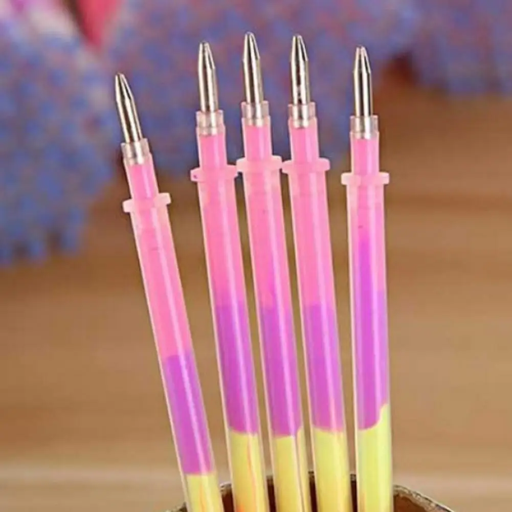 

20 шт. разноцветные радужные заправляемые маркеры гелевая ручка точка рисунок искусственная ручка шариковая Заправка для студентов J3c2