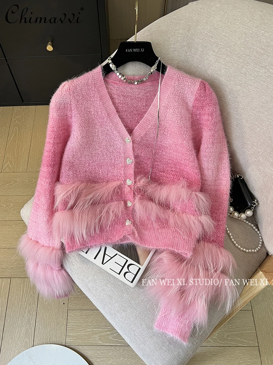 Осень и зима новый высококачественный милый женский элегантный лисьий мех с