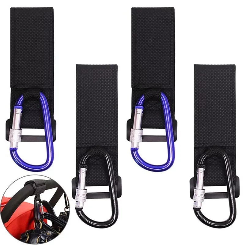 

Aluminum Alloy Helmet Hook Durable Motorcycle E-bike Baby Stroller D Ring Hook Practical Handlebar Bag Hook D7YA