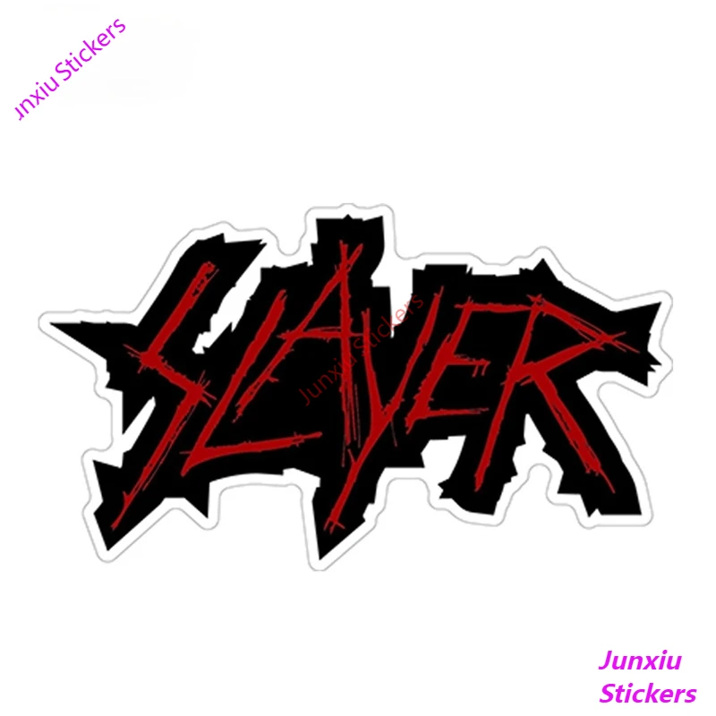 

SLAYER Vinyl Sticker Decal Metal Vinyl Bumper Rearview Mirror Side Decal DIY Car Styling SUV Fine Decal Decor Graphic PVC13x8cm