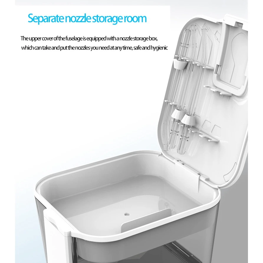 Портативный ирригатор для полости рта 10 режимов путешествия аккумулятор USB