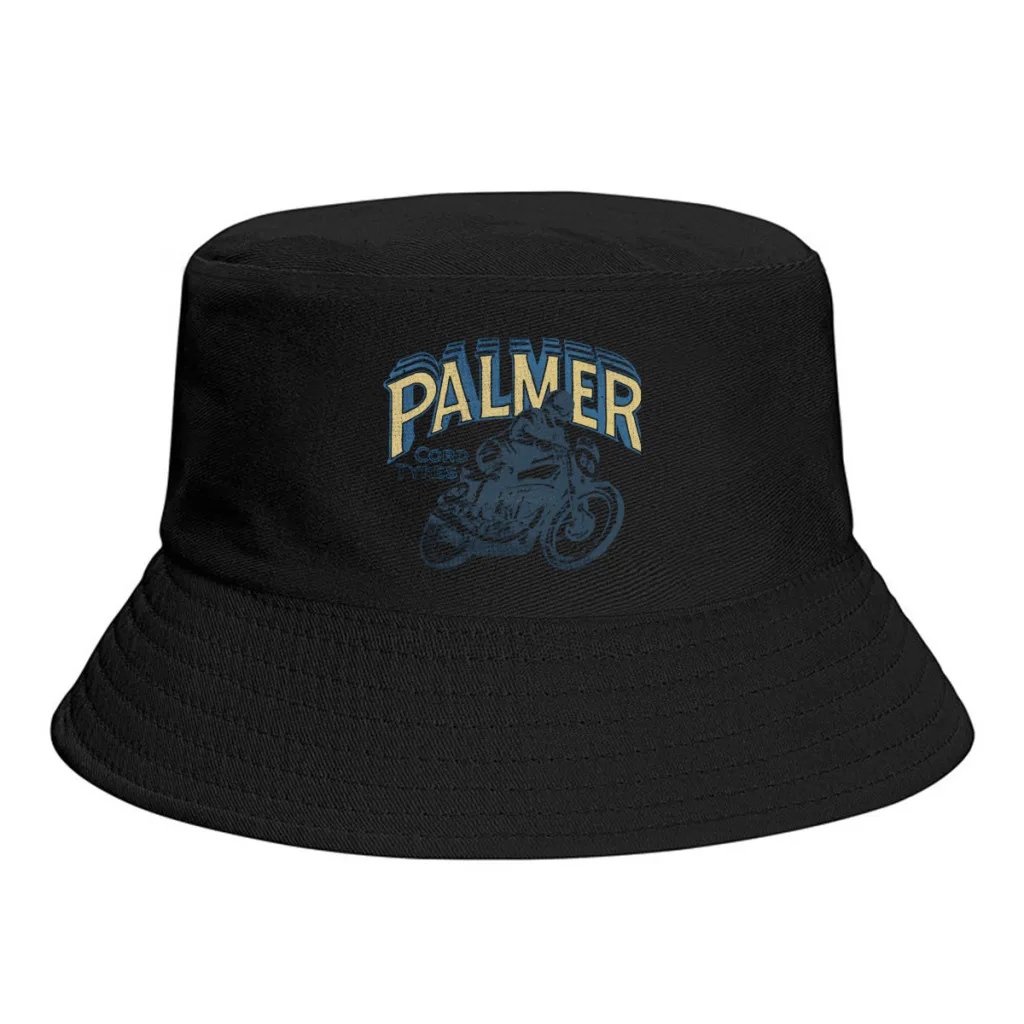 

New Unisex Polyester Vintage Motocross Cafe Racer Classic Bucket Hats Sunscreen Fedoras Cap Motorcycle Lover Men Fisherman Hat