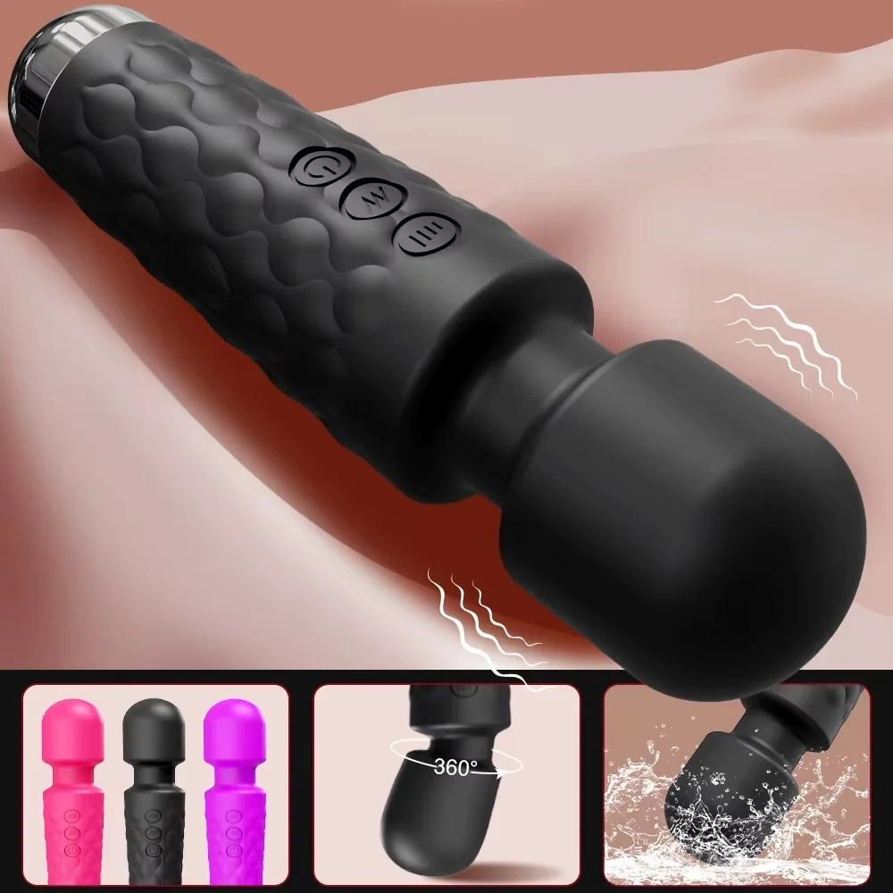 Вибратор-массажер для клитора USB перезарядка AV-вибратор-массажер