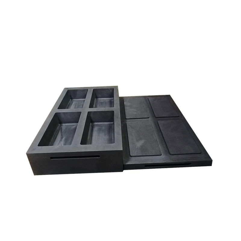 4-зубая форма Gitter Hoch dichte hochreine Guss barren Graphit графтовый блок галстук-галстук