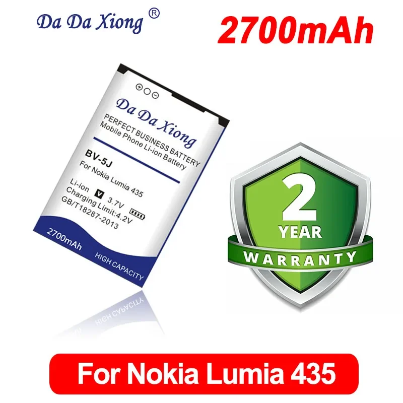 Литий-ионный аккумулятор DaDaXiong большой емкости 2700 мАч BV 5J BV-5J BV5J для Microsoft Nokia Lumia 435