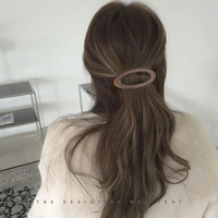 fashion matte snap hair clips for women hairpin hairclips hair barrette ponytail holder hairgrips girls hair accessories 2022