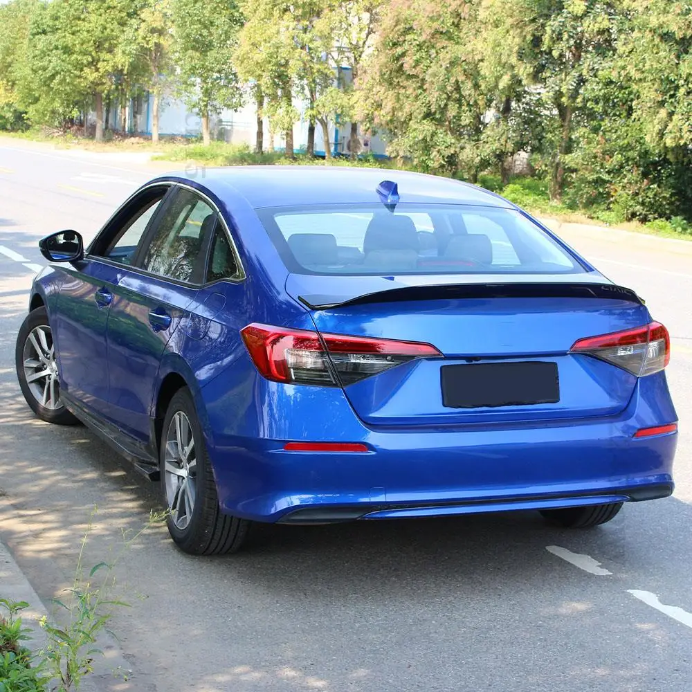 Задний спойлер JDM Wing Splitter Body Kit Boot Lip Deflector для Honda CIVIC 11-го поколения 2021 2022 седан, аксессуары для тюнинга и стайлинга.