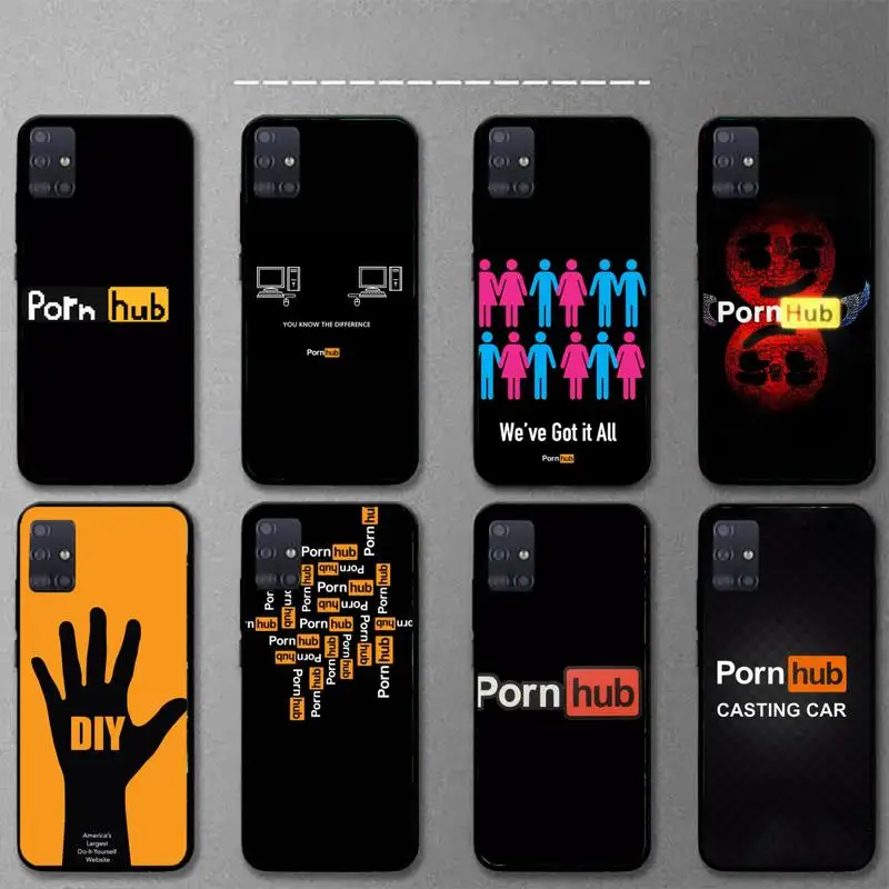 

Pornhub Phone Case For Samsung A20E A32 A31 A21 A12 A11 A02 A71 A51 A20S A70 A50S soft Cover Fundas