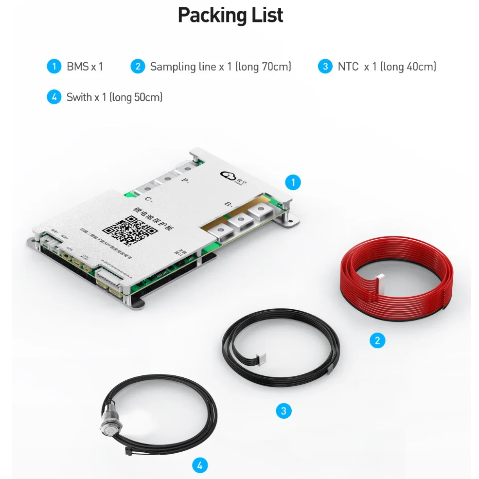 JIKONG Jk BMS 4S 5S 6S 7S 8S Smart BMS 100A 150A 200A 300A для аккумуляторов Lifepo4 Li-Ion Lto с активной балансировкой 1A 2A, Bluetooth, CANBUS, с подогревом, RS485Z (art.: 3920dd2a7567f) - 3920dd2a7567f