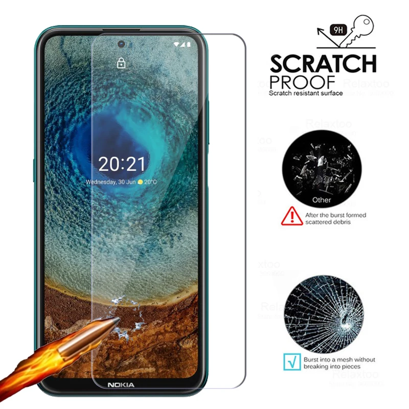 Закаленное стекло 2-1 шт. для Nokia G11 G21 1 3 4 X10 X20 XR20 X100 Защитная пленка экрана G 11 21X10 100 20