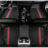 High-quality Leather Car Floor Mats for Dodge Challenger Avenger Caravan Grand Caravan Durango Journey Car Accessories Carpet