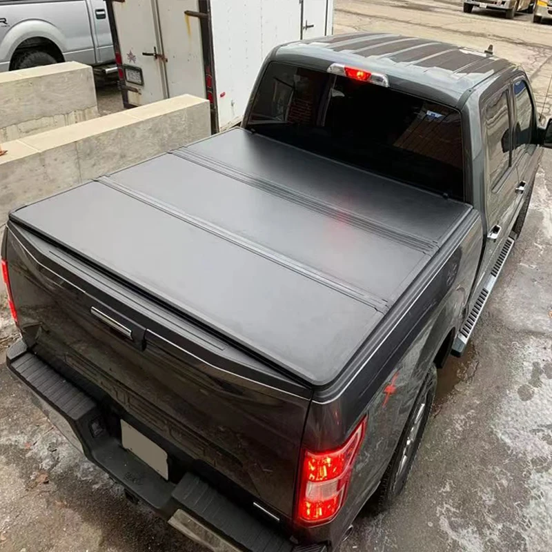 Фото Новая складная жесткая крышка-роллер для кузова Toyota Hilux Rocco 2018 и Tundra 2014 №5