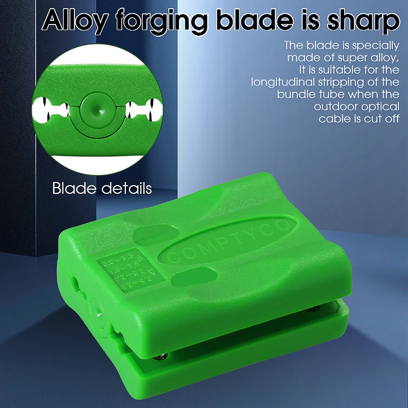 AUA-06 Longitudinal Bundle Stripper Fiber Optical Loose Tube Cable Jacket Slitter 1.5-3.3mm Fiber Stripper Slitter Tools