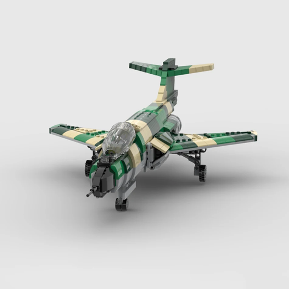 Военный McDonnell F-101 Voodoo боевой самолет модель ВВС самолеты оружие Строительные